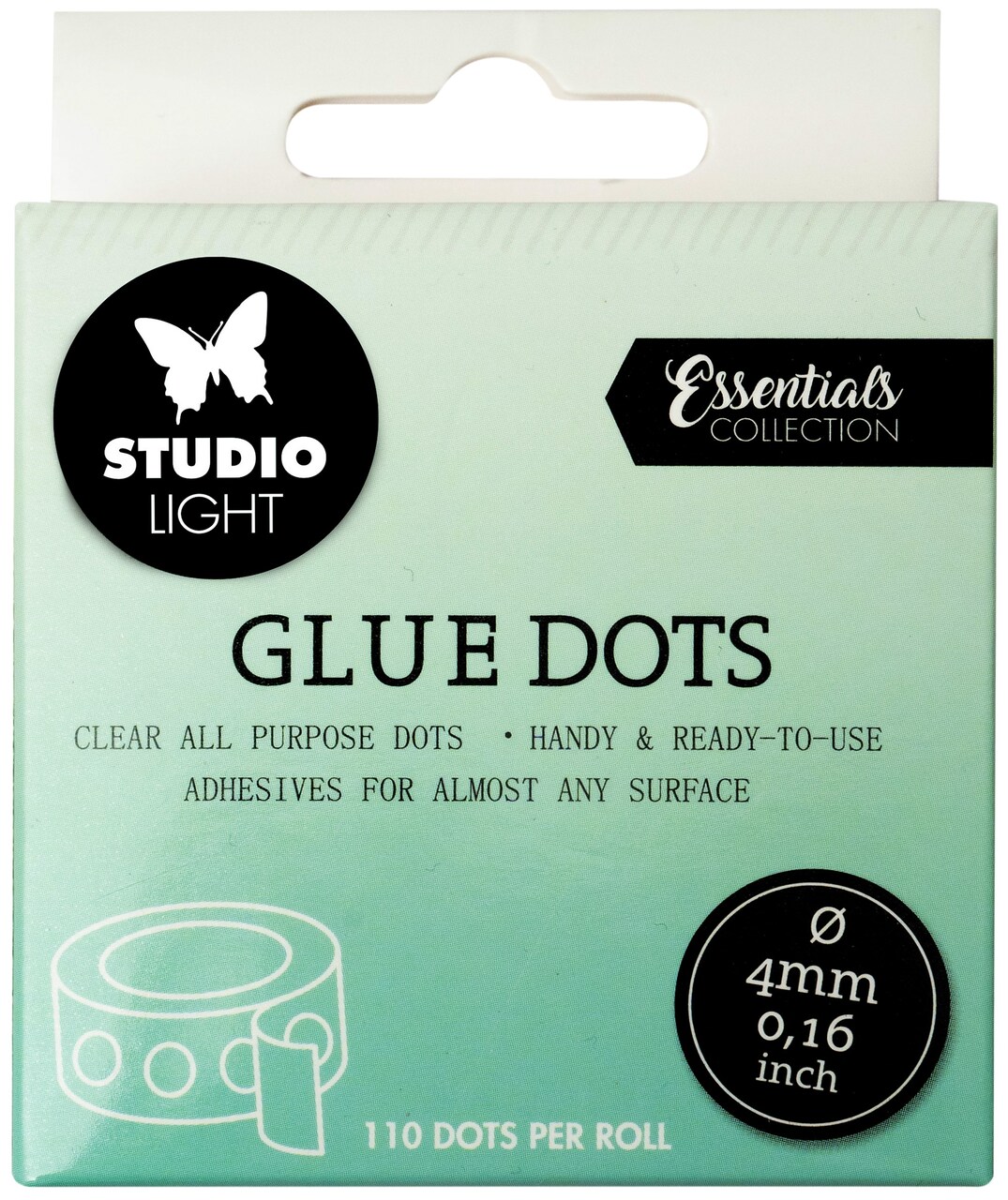 Studio Light Double-Sided Glue Dots 4Mm 110/Pkg-Nr. 01